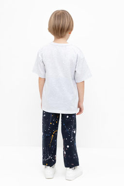 КР 400529/индиго,космические брызги брюки для мал