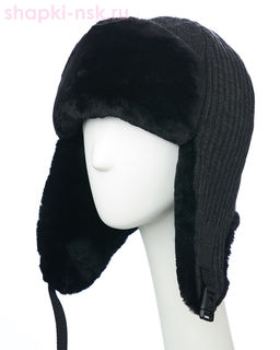F 474 Ушанка мужская искуственный мех (60-61)