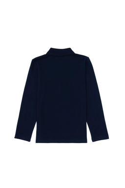 K_z _ocuk Lacivert Polo Yaka Basic Sweatshirt Sepette S_rpriz _ndirim - U.s. polo assn фото 2
