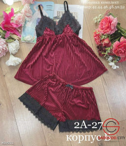 Пижама женская (майка+шорты)