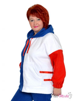 Толстовка Модель №1437 размеры 44-84 - Plusmoda фото 14