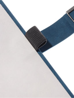 Ежедневник недатированный А5, с хлястиком, 112 листов, в линейку, пвх, синий - Simaland фото 11