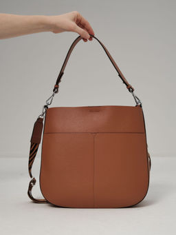 Сумка кожаная на плечо Azaro 30868 коричневый