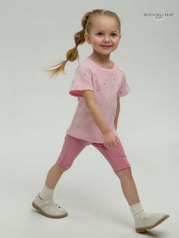 Костюм Актив лиловые сердечки-сухая роза - Sovalina фото 17