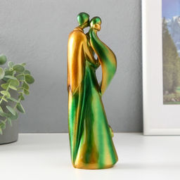 Фигурка полистоун Молодожёны. Поцелуй в объятиях, 21 см