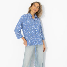 Блуза , освежающая образ, Твой личный тренд (небесная) - Charutti фото 4