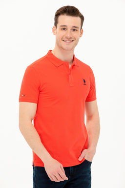 Мужская красная базовая футболка - U.s. polo assn фото 3