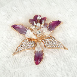 Брошь Цветок / 3809 /уп 24/