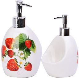 26350 Дозатор для мыла 450мл Клубника LR (х36)