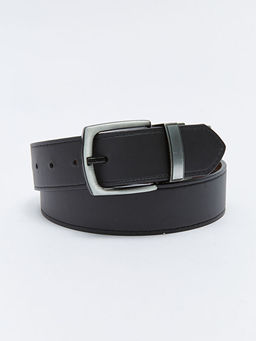 Deri G?r?n?ml? D?z Erkek Kemer