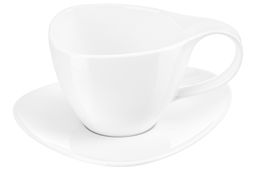 Чайная пара 2 пр. 300 мл 14,3*10,3*7,8 см "Колоранс" белая