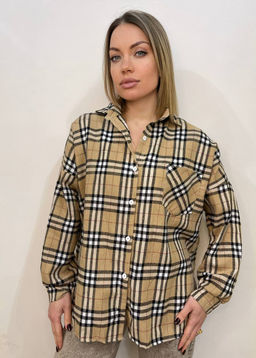 K11205 Рубашка OVER SIZE РОЗОВЫЙ_02 - Brend фото 4