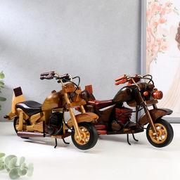 Фигурка дерево «Модель мотоцикла», 14×23.5×5 см, МИКС