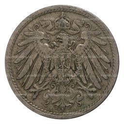 Монета 10 пфеннигов 1908 года А Германия