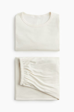 Pointelle jersey pyjamas - H&m фото 7