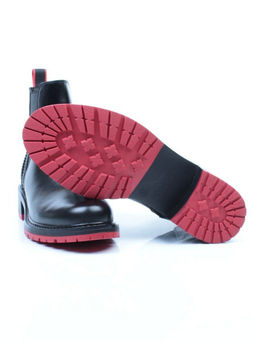 01-CA169-21B100M BLACK Ботинки демисезонные женские (натуральная кожа, байка)