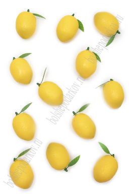 Муляж декоративный лимон, SF-1238 (30 шт)