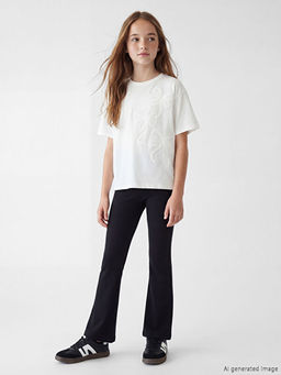 Beli Lastikli ?spanyol Pa?a K?z ?ocuk Tayt