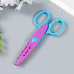 Ножницы рельефные «Цветик», (набор 3 шт.), 13 см, МИКС