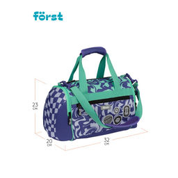Сумка для спорта и путешествий F?rst "Smiley" (FT-SB-010307) 23*32*20см, 1 отделение, 3 кармана