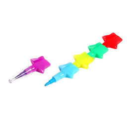 Цена за 8 шт. Карандаш восковой «Звёздочки» 5 цветов