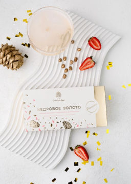 ? Москва ? Мягкий грильяж ?Кедровое золото с клубникой и шампанским?, 85 г