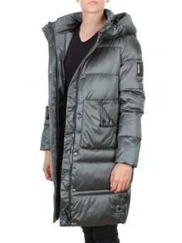 9106 AQUAMARINE Пальто зимнее женское FLOWEROVE (200 гр. холлофайбера) - Fashion фото 8