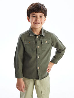 Uzun Kollu Basic Erkek ?ocuk G?mlek