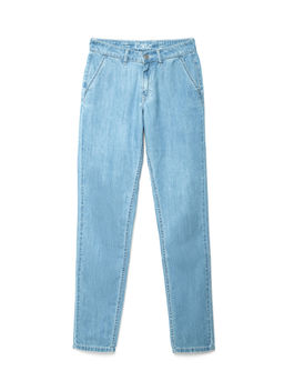 *CONTE Легкие джинсовые eco-friendly брюки CON-140 bleach blue - Conte elegant фото 5