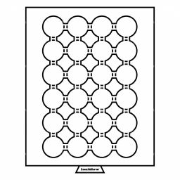 Кассета на 24 ячейки для хранения и презентации монет в капсулах диаметром до 35 мм MB черный LEUCHTTURM 359441