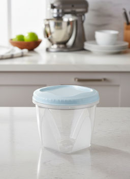 Цена за 2 шт. Банка с завинчивающейся крышкой "Тондо" 1,5л светло-голубая С288СГЛ