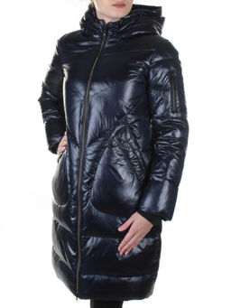 002 DK. BLUE Пальто женское зимнее Snow Grace