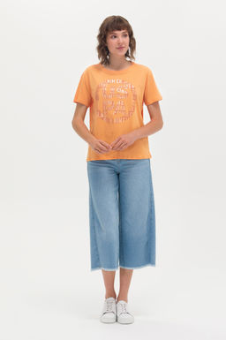 Женская оранжевая футболка - U.s. polo assn фото 4