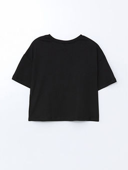 Bisiklet Yaka K?z ?ocuk Ti??rt