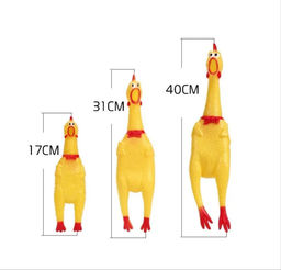 Кричащая курица 17см, игрушка - Family фото 3