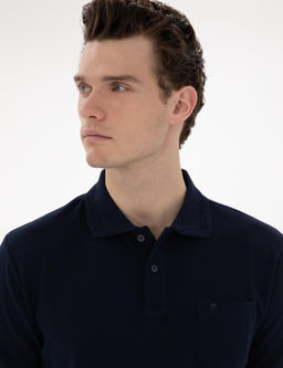 Lacivert Regular Fit K_vr_lmaz Polo Yaka Basic Ti__rt - Pierre cardin фото 9
