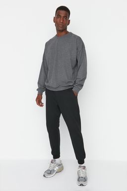 TRENDYOL MAN Siyah Basic Regular/Normal Kesim Lastik Paca Jogger Esofman Alt? TMNSS20EA0053 - Trendyolmilla фото 7