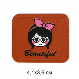 Аппликации пришивные арт.TBY.2349 Beautiful 4,1х3,6см уп.20шт