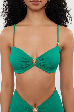 TRENDYOLMILLA K?rm?z? Straplez Premium Aksesuarl? Bikini Ustu TBESS24BU00150  фото 2
