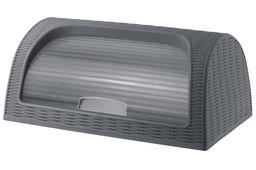 Хлебница 43*27*19 см "Элеганс" графитовая (модель 436)