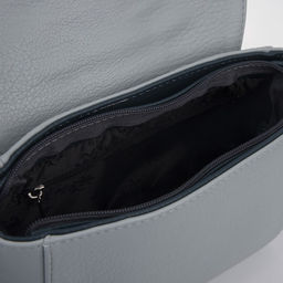 Сумка-мессенджер на клапане, цвет голубой - Simaland фото 3