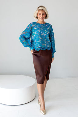 Блузка РБ-1147 морская волна