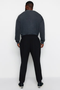 TRENDYOL MAN Siyah Buyuk Beden Regular/Normal Kesim Jogger Basic Pamuklu Esofman Alt? TMNAW24AJ00003 - Trendyolmilla фото 7