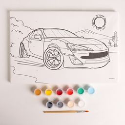 Картина по номерам Ралли в пустыне 2030 см - Школа талантов фото 2