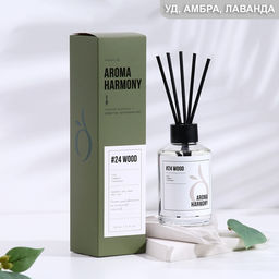 Диффузор ароматический №24 Wood , амбра, лаванда 100 мл