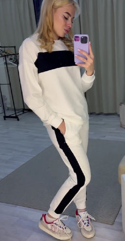 Мягкий уютный костюм из хлопкового футера. - Solo mio фото 19