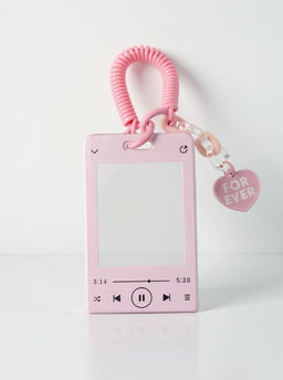 Футляр для карт с брелком "Forever song", pink