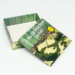 Цена за 5 шт. Коробка складная, Стратегический запас 23 х 23 х 6,5 см - UPAK LAND фото 5