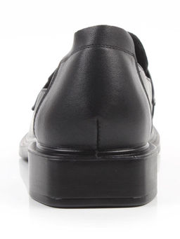 03-DHL206-1 BLACK Лоферы женские (натуральная кожа)