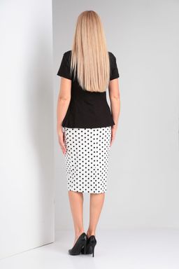 Костюм Gamma & Gracia 278 черный белый черный горох  фото 3